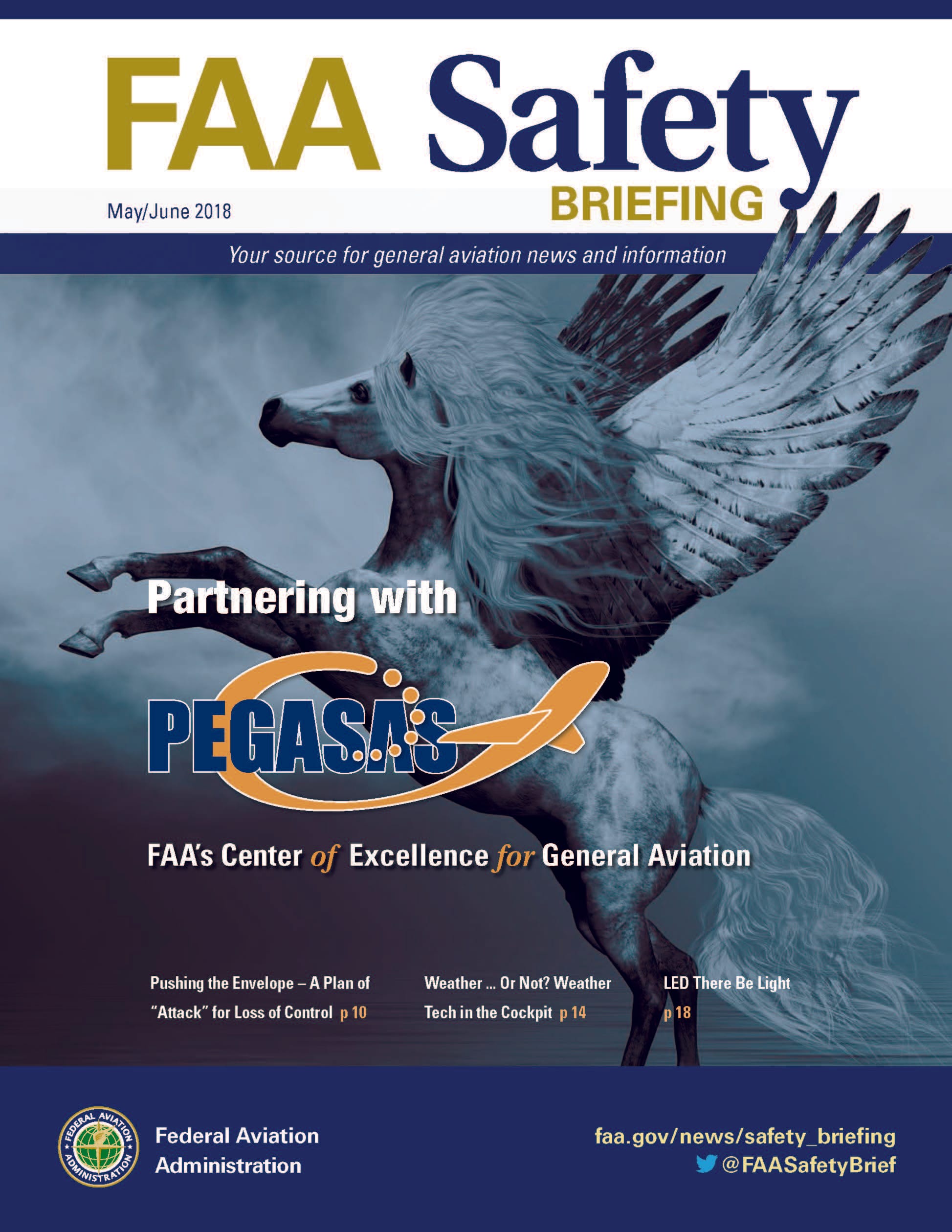 PEGASAS Featured in FAA Safety Briefing Magazine